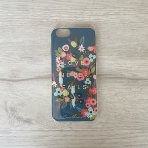 5/$10 iPhone 6/6s Floral Phone Case With Love Quote